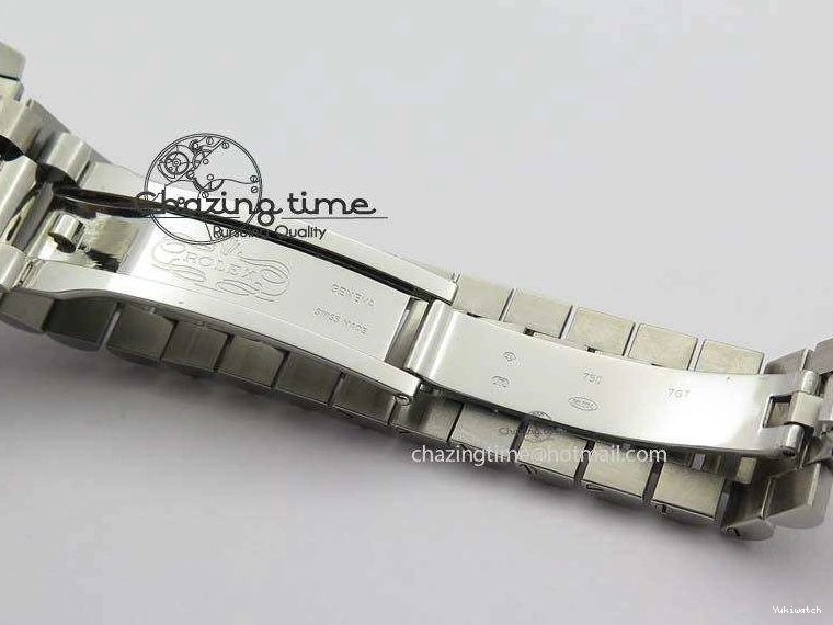 1:1 Bracelet Day-Date Dial Ice Noob Edition A3255 40mm SS on 228206 SS Textured Blue Best 0405